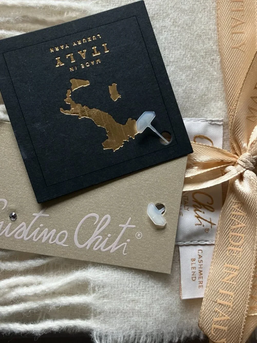 Cristina Chiti Cashmere Blend Scarf